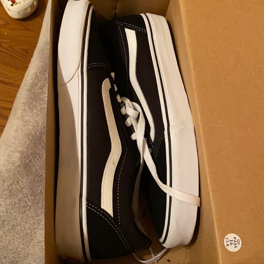 Classic black and white vans